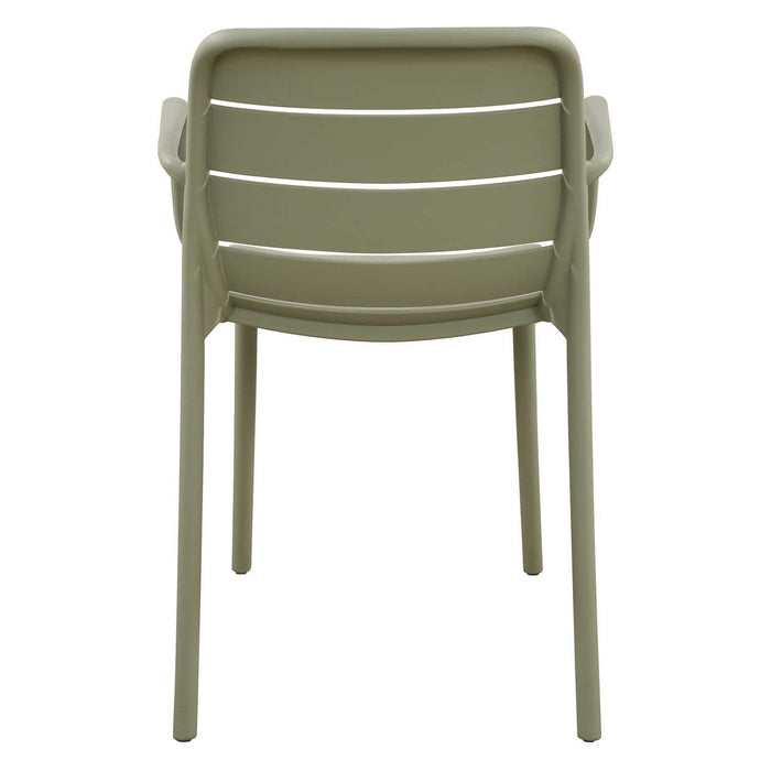 Patioflare+ Recycled Plastic Stacking Chairs 2PK, Green