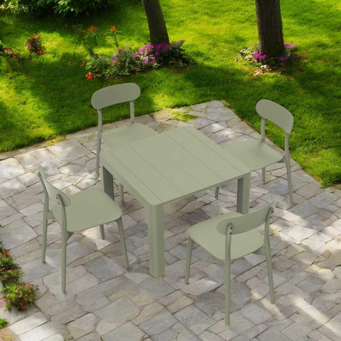 Patioflare+ Stacking Chair Set, 2 Pack, Green