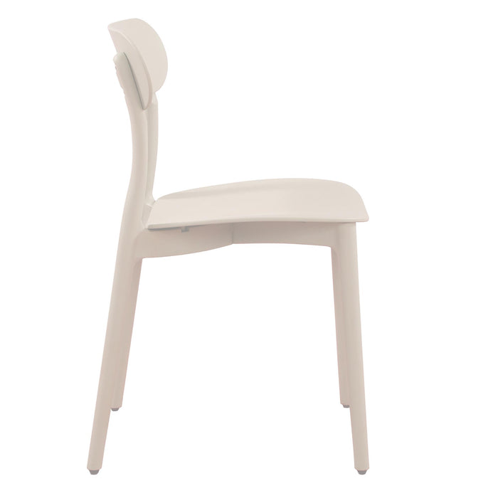 Patioflare+ Plus Collection Chair Set, 2 Pack, Cream