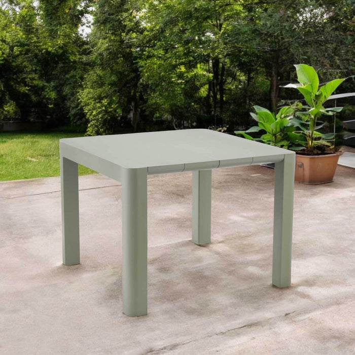 Patioflare+ 40IN Square Patio Table, Green