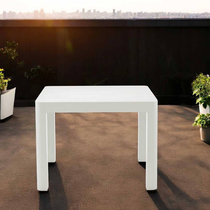 Patioflare+ 40IN Square Patio Table, Cream