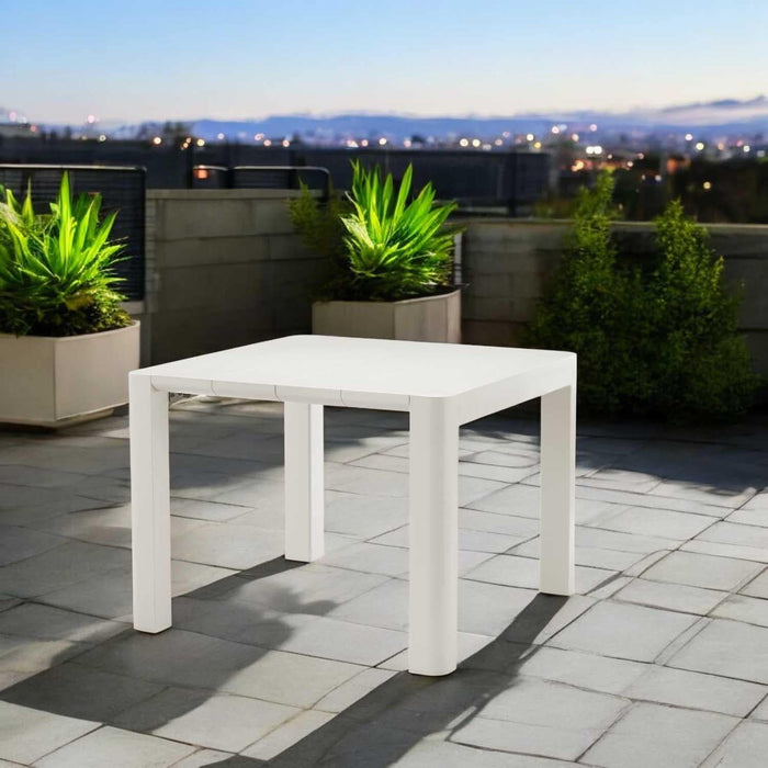 Patioflare+ 40IN Square Patio Table, Cream