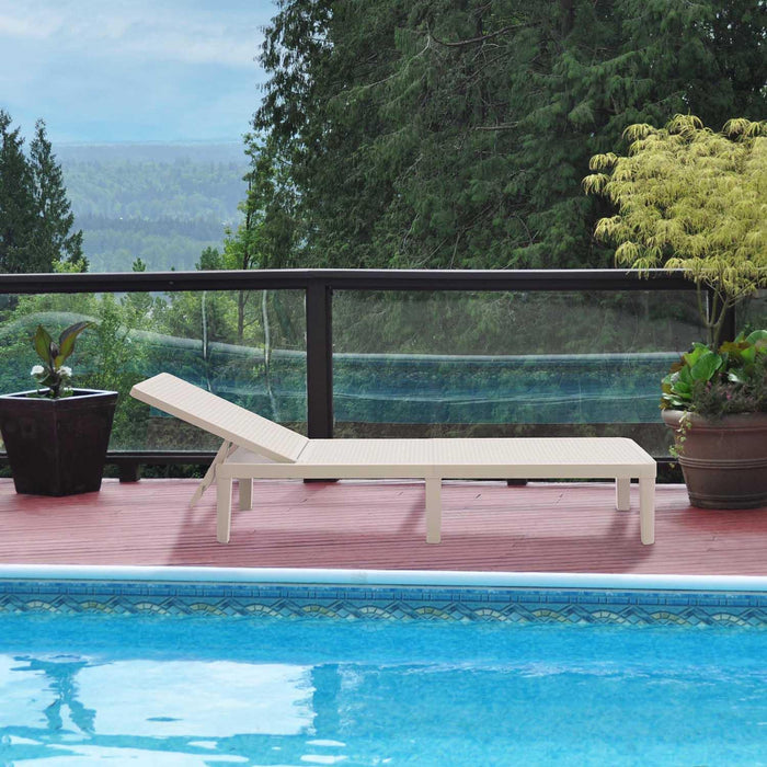 Patioflare+ Lounge Chair, Cream