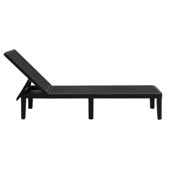 Patioflare+ Lounge Chair, Black