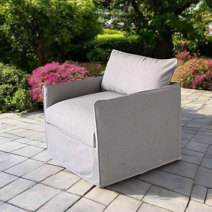 Patioflare Lanai Modular Outdoor Arm Club Chair, Grey