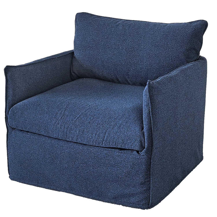 Patioflare Lanai Modular Outdoor Arm Club Chair, Blue