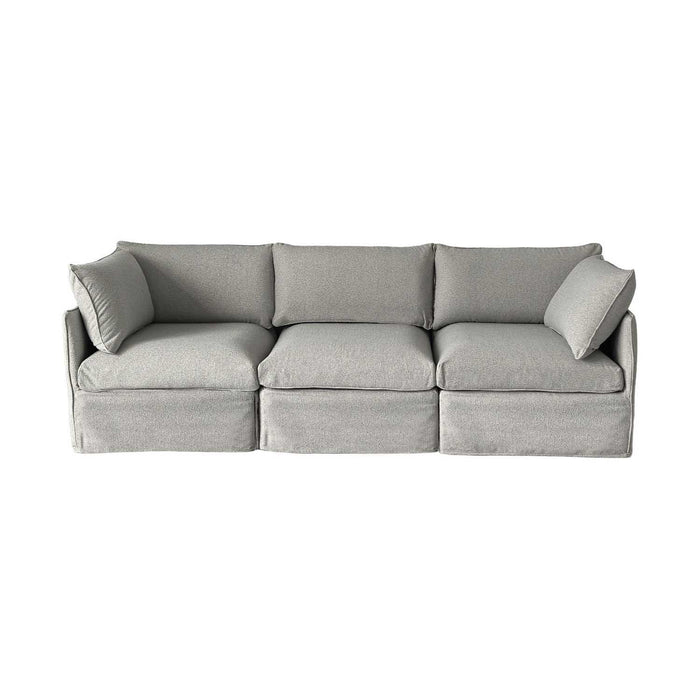 Patioflare Lanai Modular 3-Seater Patio Sofa Set, Grey