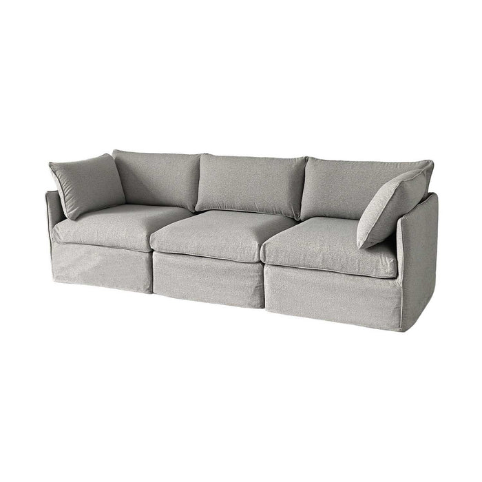 Patioflare Lanai Modular 3-Seater Patio Sofa Set, Grey
