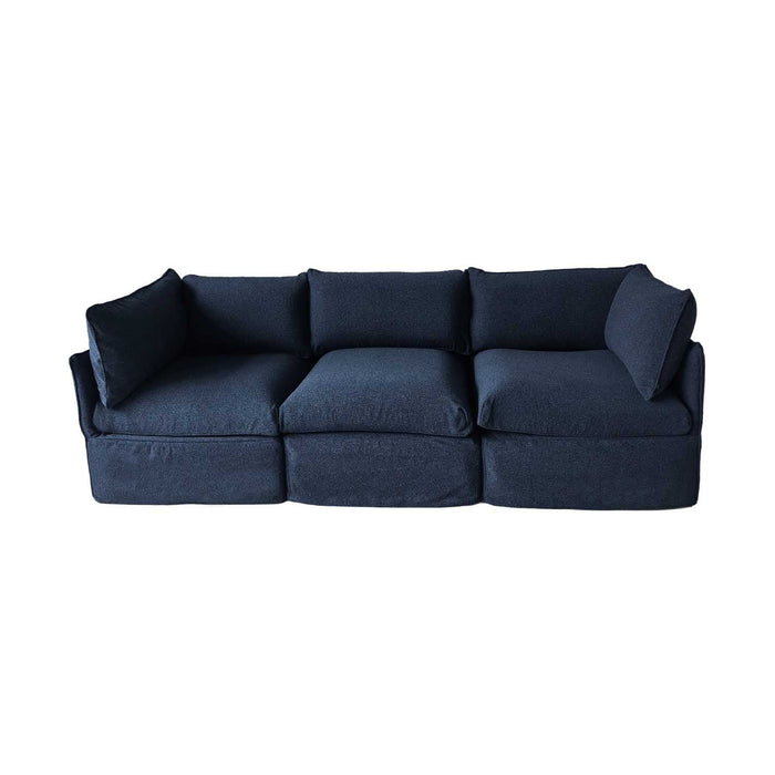 Patioflare Lanai Modular 3-Seater Patio Sofa Set, Blue