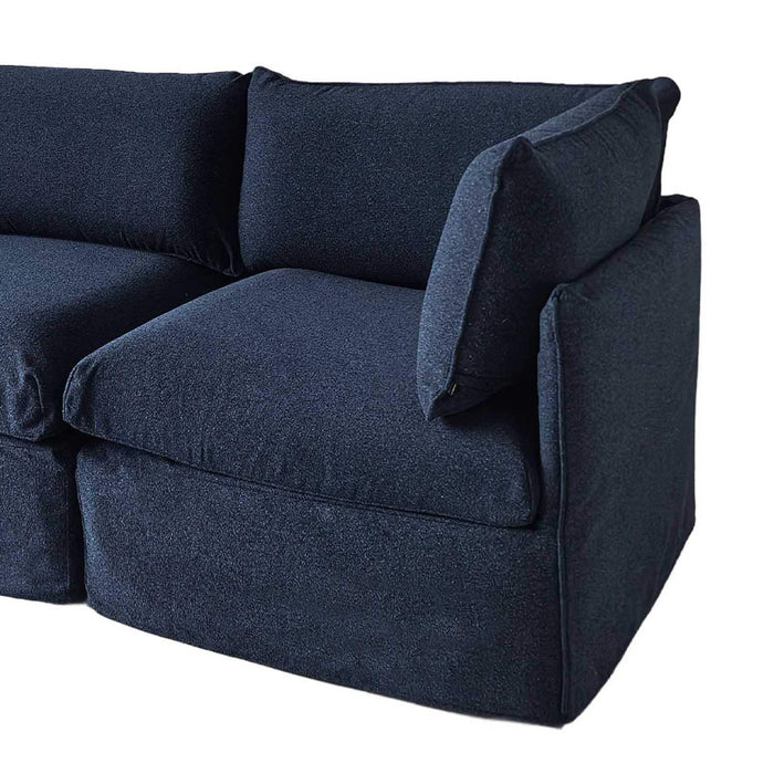 Patioflare Lanai Modular 3-Seater Patio Sofa Set, Blue