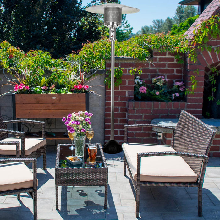 Paramount Natural Gas Patio Heater, Stainless Steel