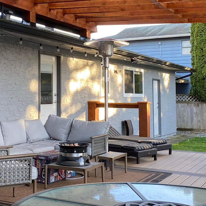 Paramount Natural Gas Patio Heater, Stainless Steel