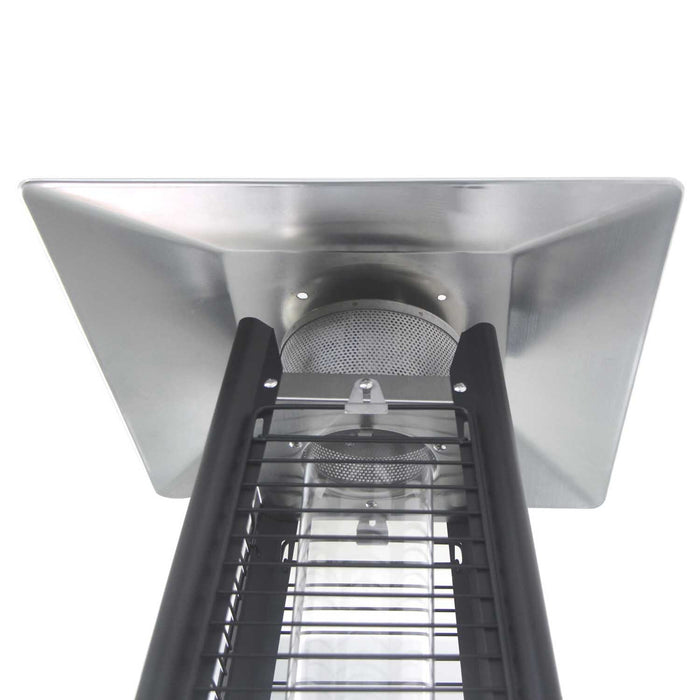 Paramount Pyramid Flame Patio Heater, Onyx Black