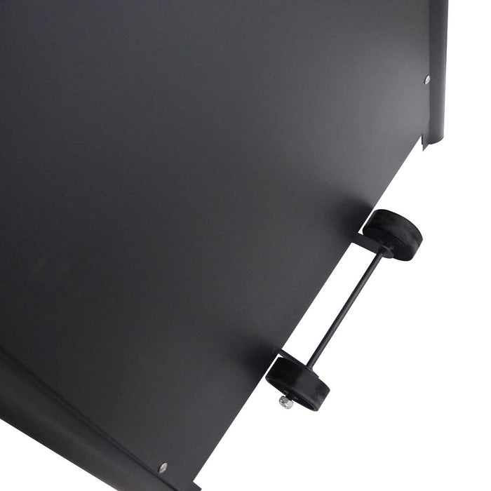 Paramount Pyramid Flame Patio Heater, Onyx Black