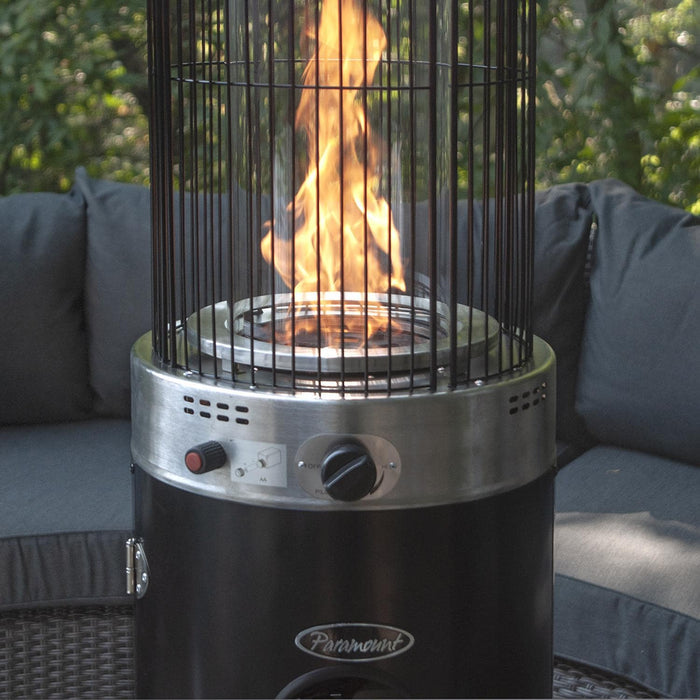 Paramount Venturi Spiral Flame Heater, Black