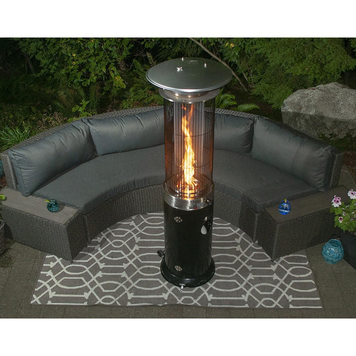 Paramount Venturi Spiral Flame Heater, Black