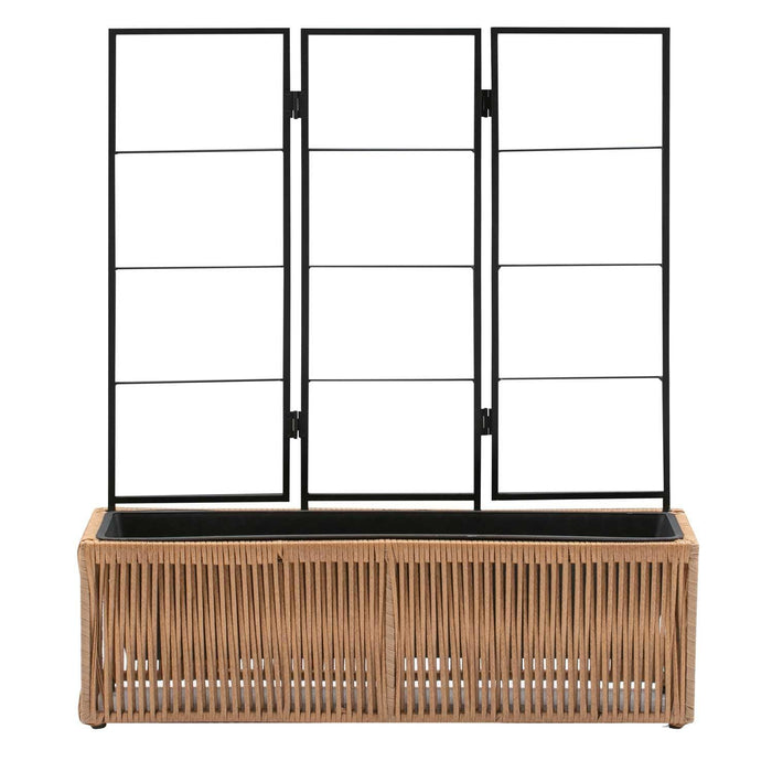 Grapevine Resin Wicker Planter with Trellis