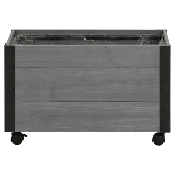 Grapevine 24N FSC Recycled Wood Planter with Casters