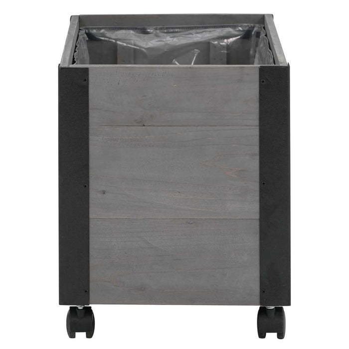 Grapevine 24N FSC Recycled Wood Planter with Casters