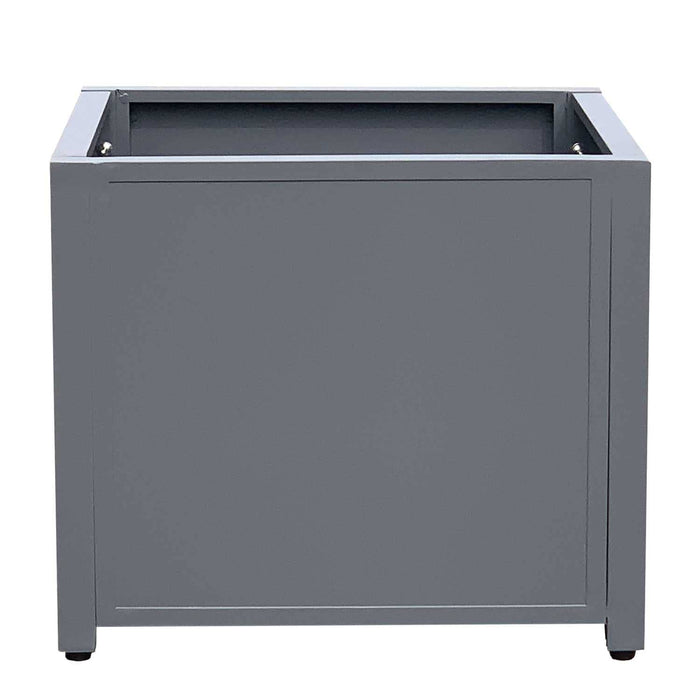 Grapevine Commercial-Grade Aluminum Square Outdoor Planter