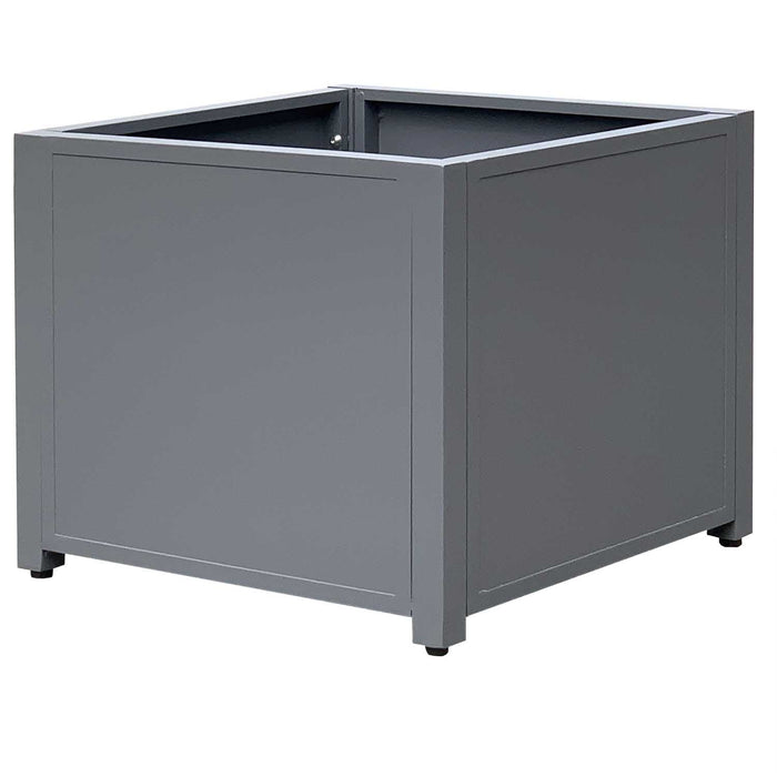 Grapevine Commercial-Grade Aluminum Square Outdoor Planter