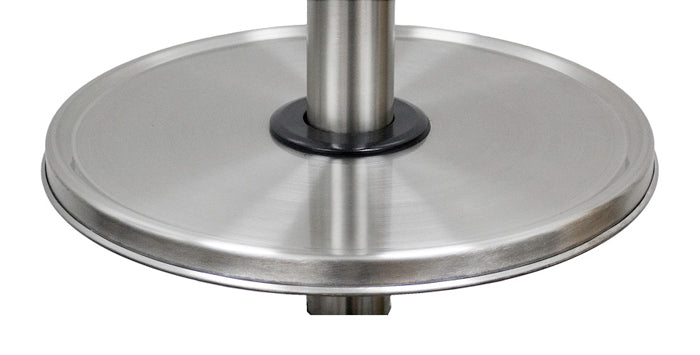 Hiland Pressed Metal Table - Bronze, Silver, or Stainless Steel