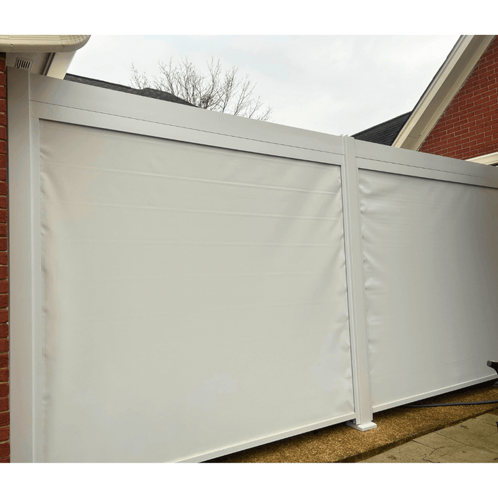 Wind Resistant Screen for Villa Pergola