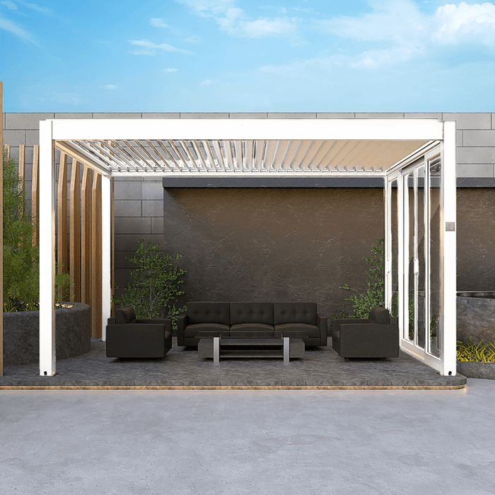 Premium Sliding Glass for Villa Pergola