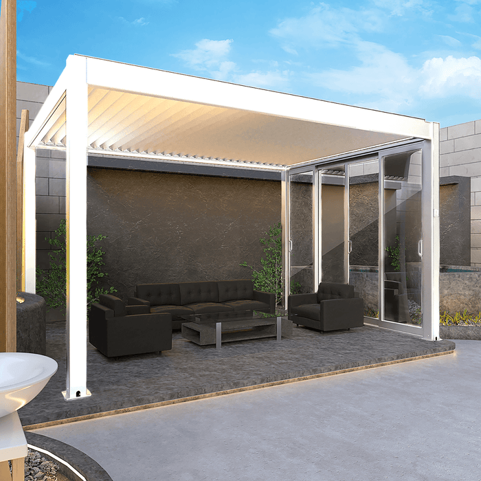 Premium Sliding Glass for Villa Pergola