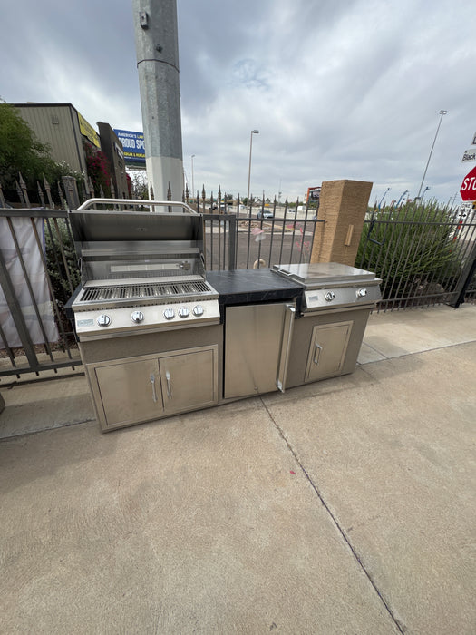 Griddle BBQ Island