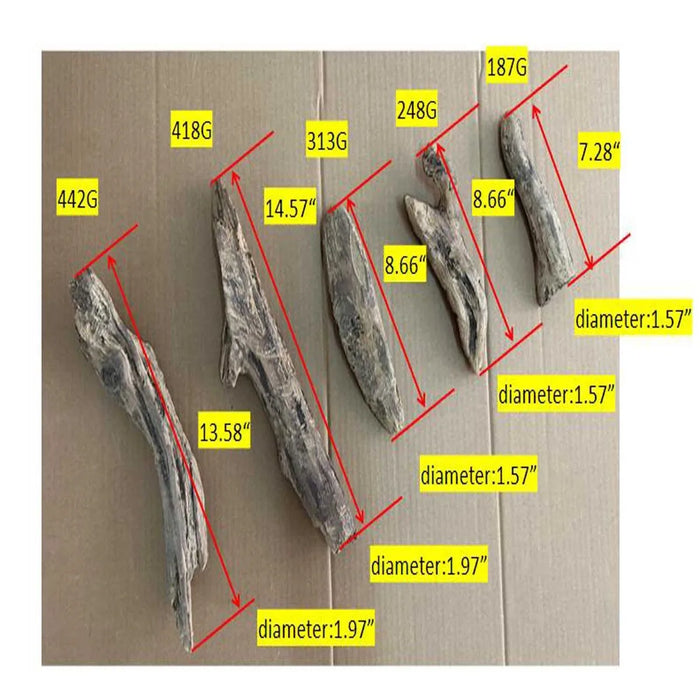 ActiveFlame 5pc Decorative Fireplace Log Set — For use with EF10141